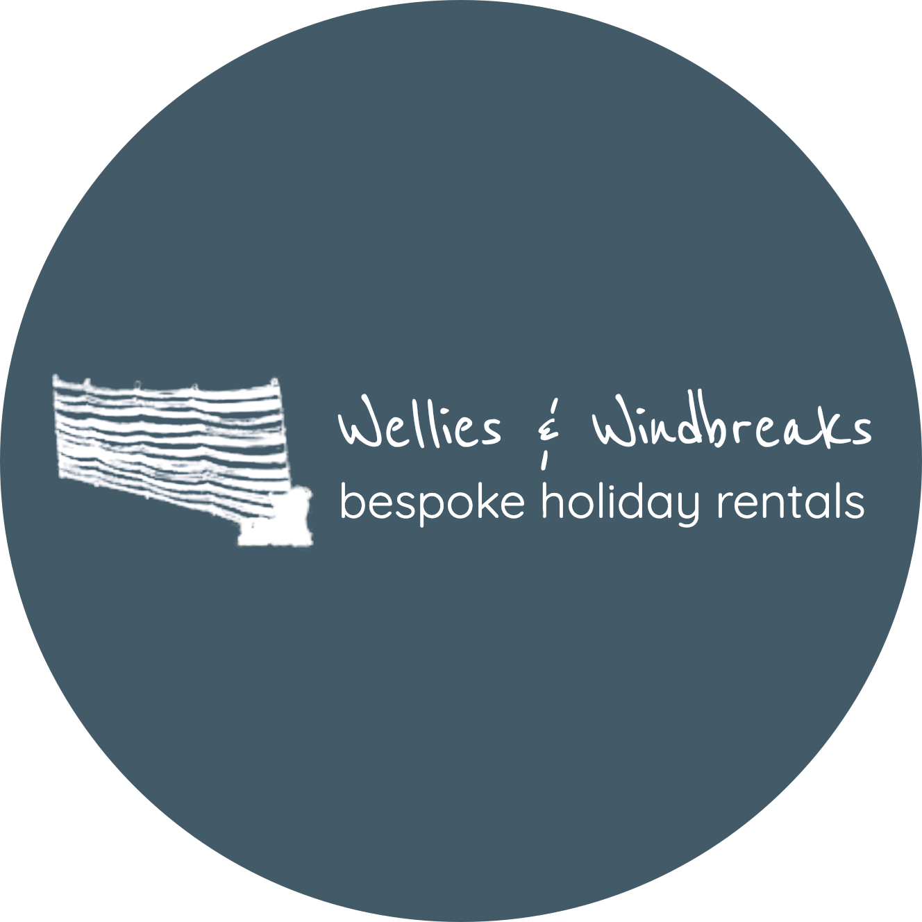 Wellies & windbreaks bespoke holiday rentals logo circle