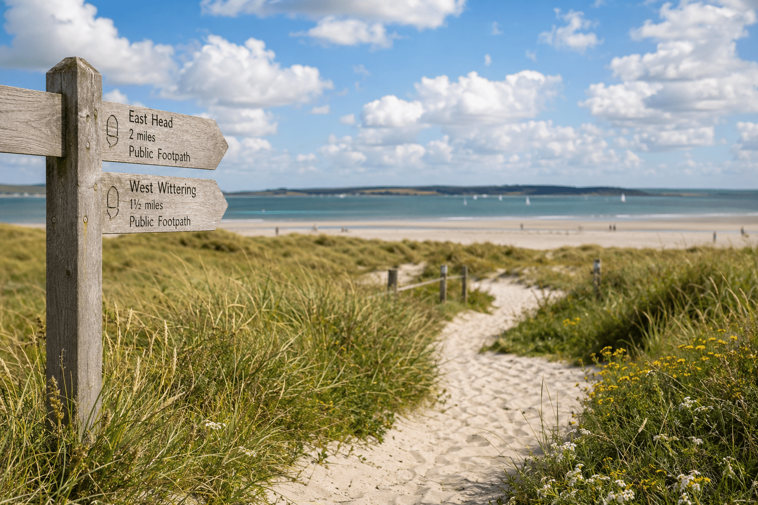 August in West Wittering